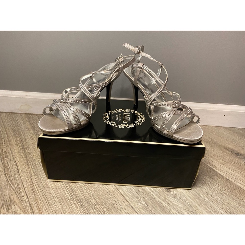 Silver Sparkly Heels